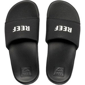 2024 Reef Kids One Slider Flip Flops CJ2063 - Reef Black / White